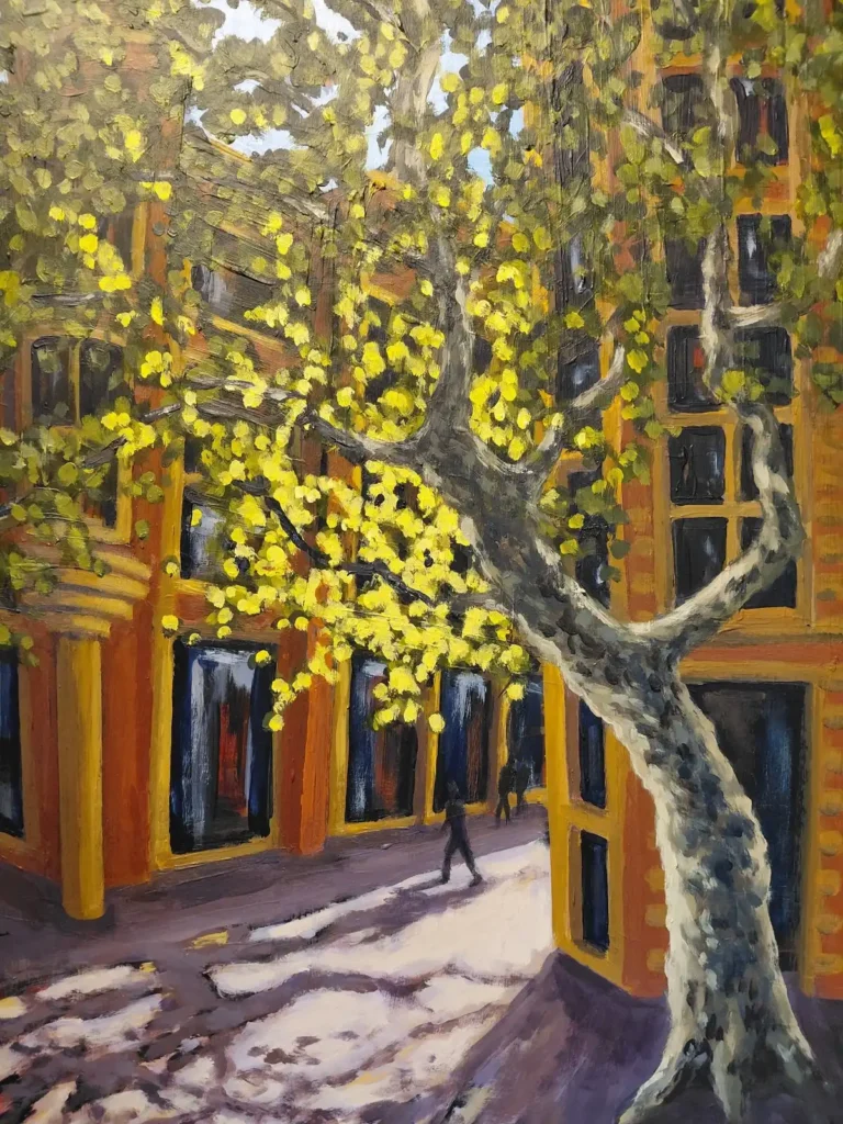Light Around the Corner, painted by Richard Trigg