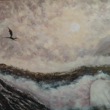 Dragon Sky, imagined and painted by Richard Trigg